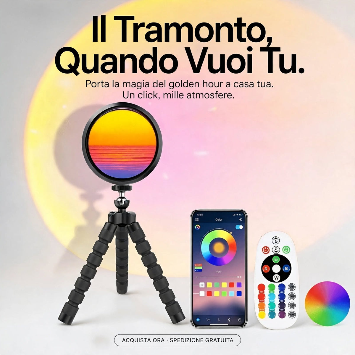 Lampada Tramonto RGB