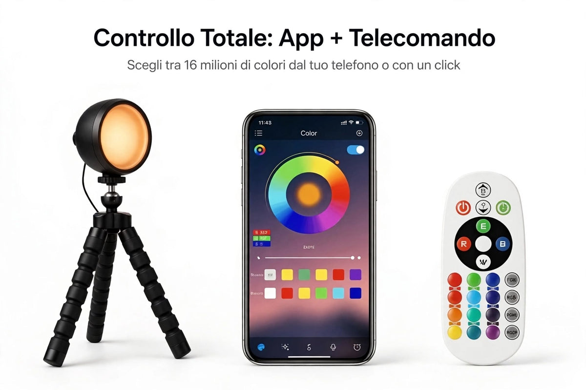 Lampada Tramonto RGB