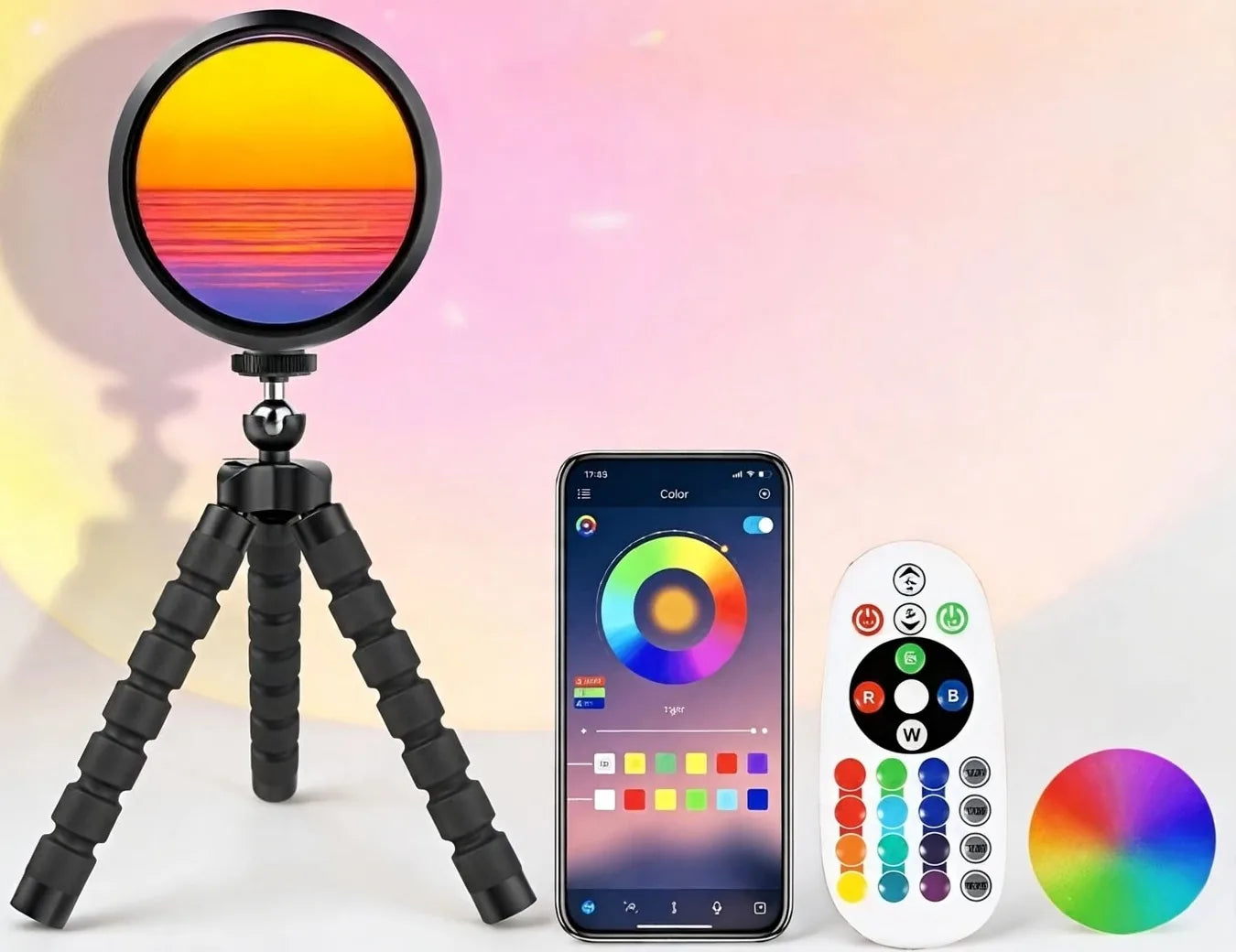 Lampada con app e telecomando